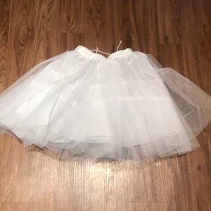NWOT 3 Layers Girls Petticoat Crinoline Underskirt